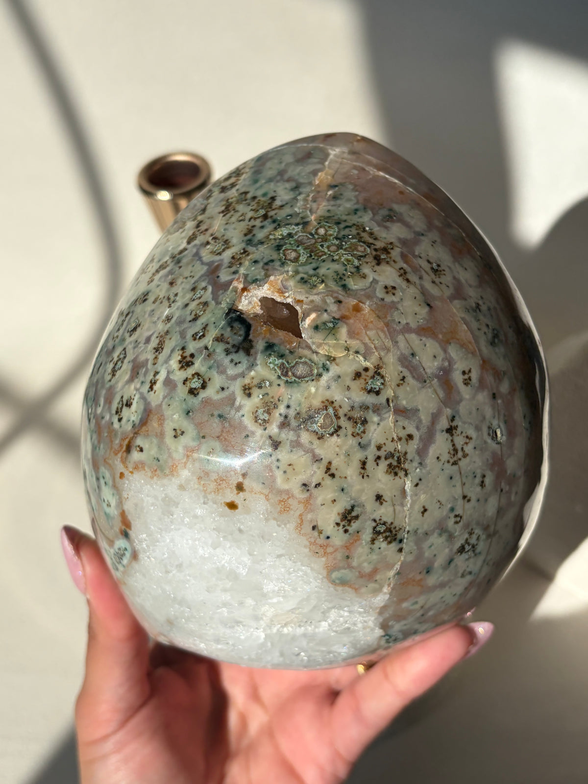 Pink Druzy Rainbow Amethyst Quartzy Freeform