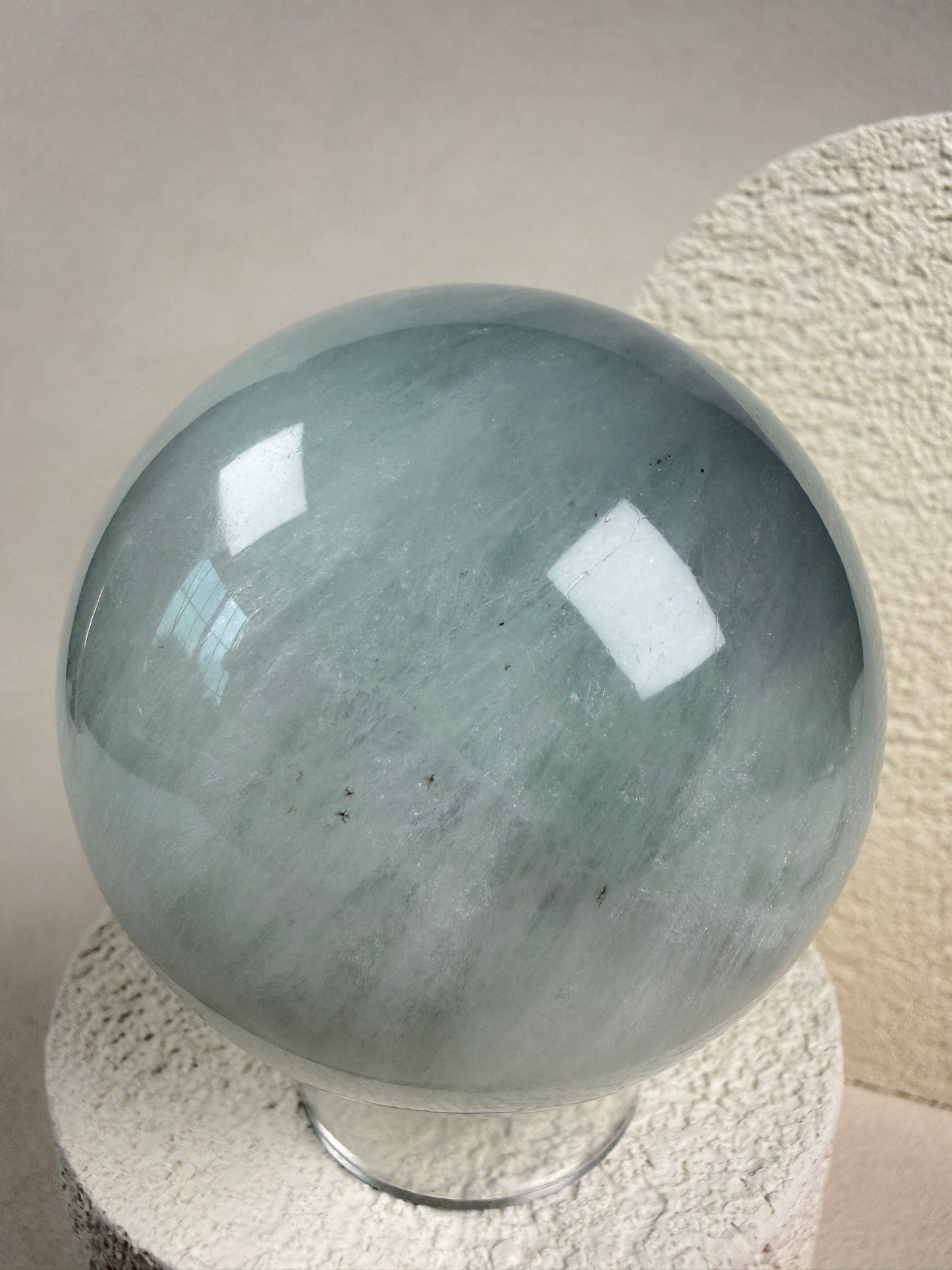 Silky Fluorite Sphere