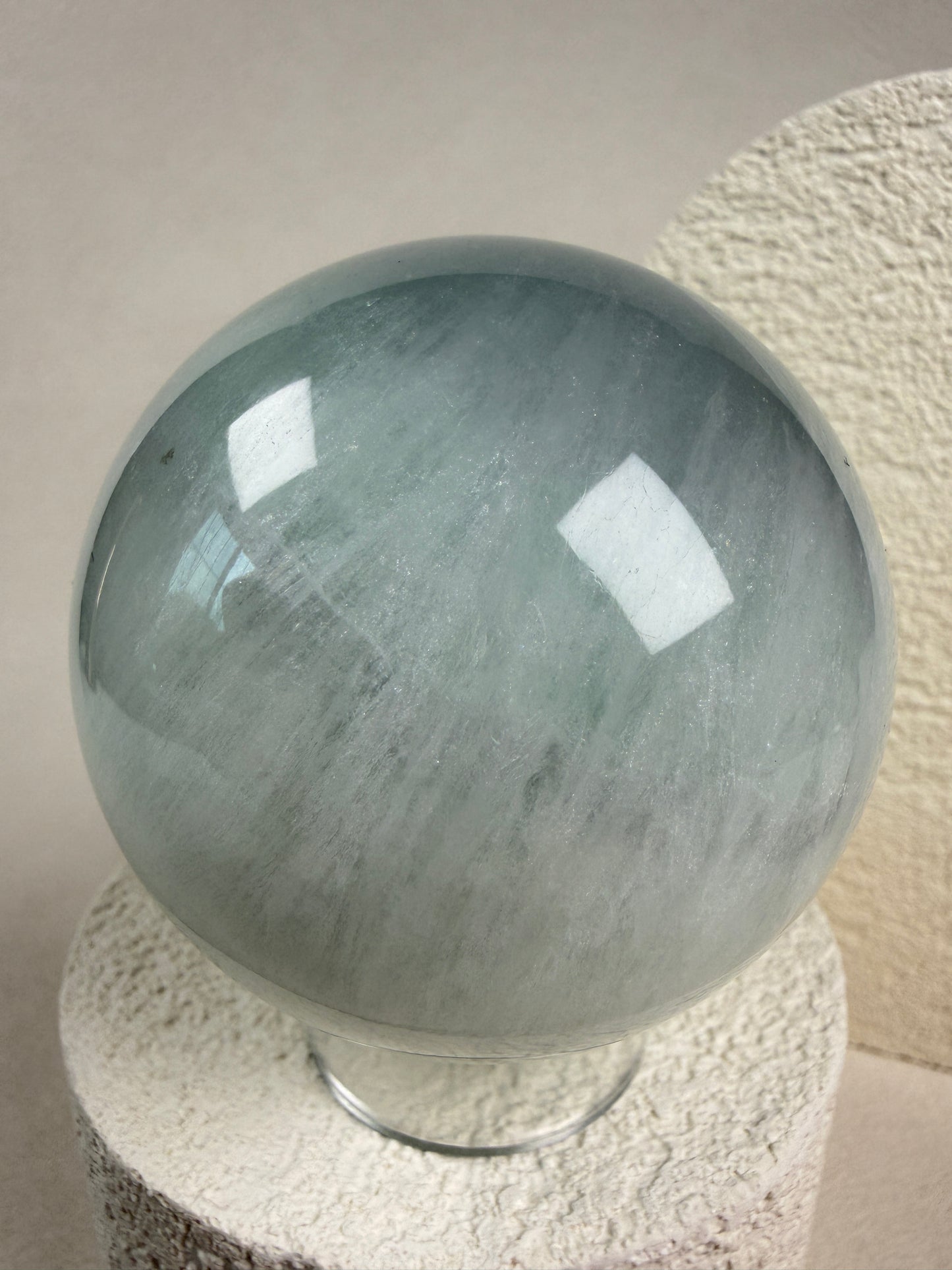 Silky Fluorite Sphere