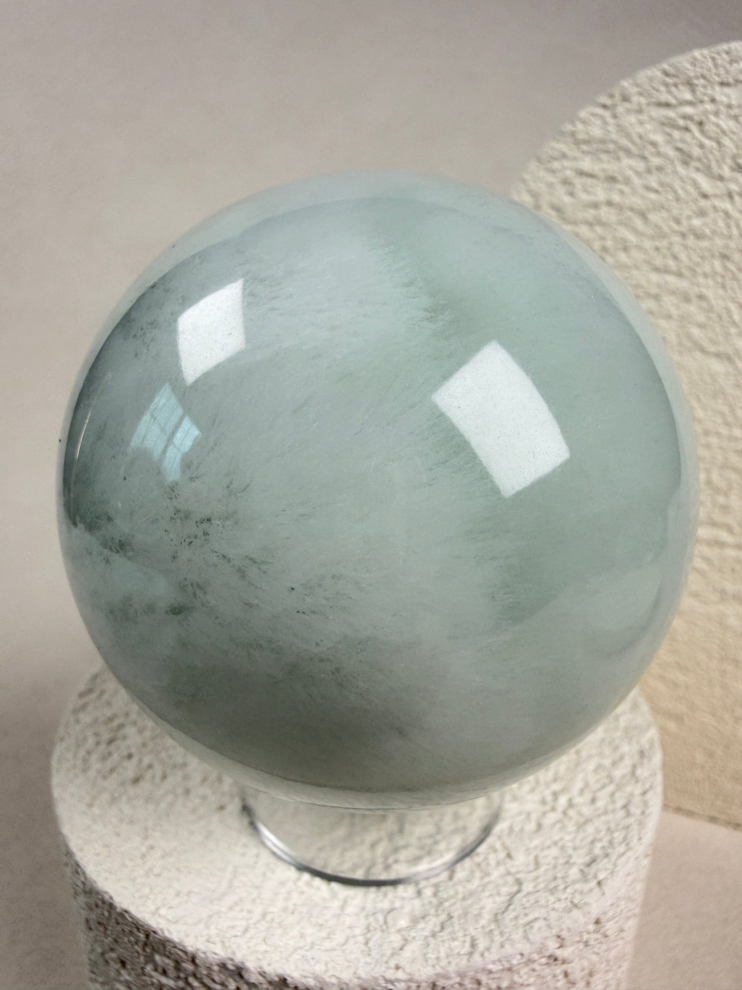 Silky Fluorite Sphere