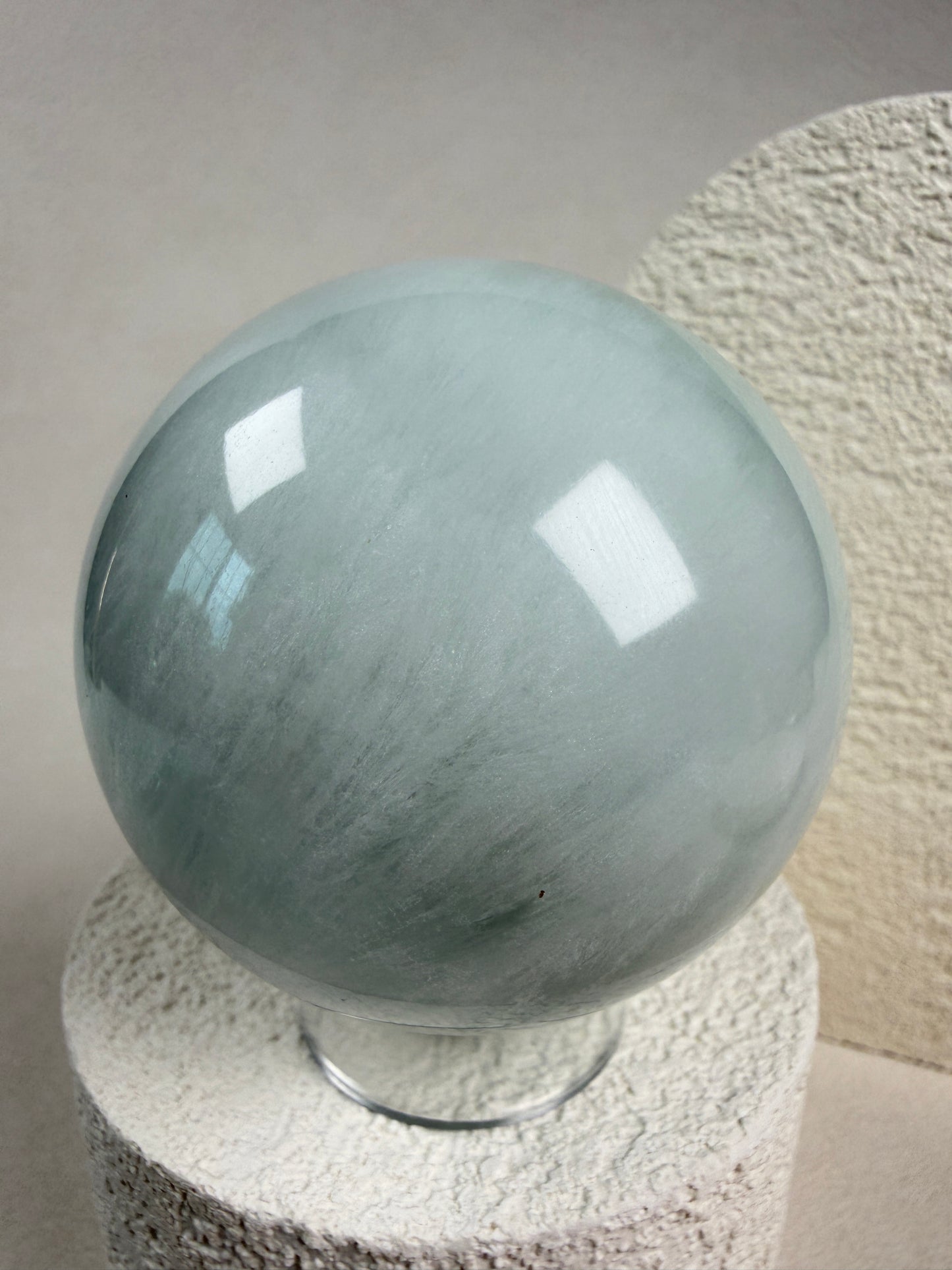Silky Fluorite Sphere