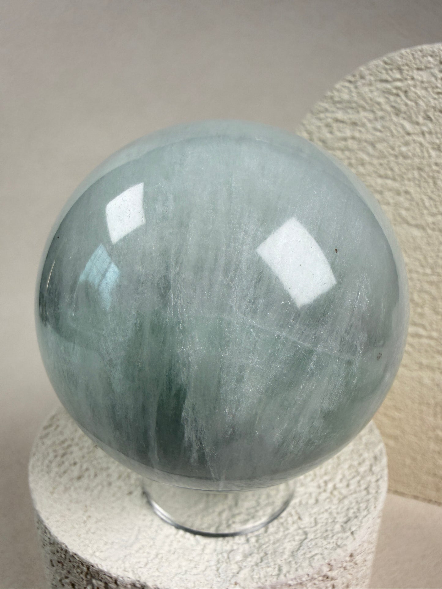 Silky Fluorite Sphere