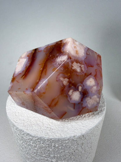 Carnelian Flower Agate Freeform